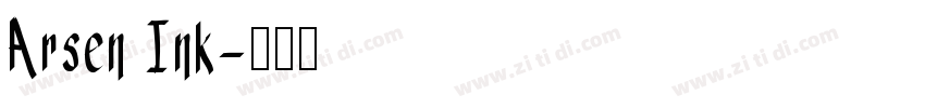 Arsen Ink字体转换